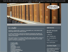 Tablet Screenshot of bonettistudiolegale.com